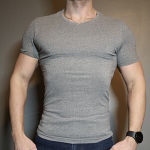 Express Charcoal Heather Tee